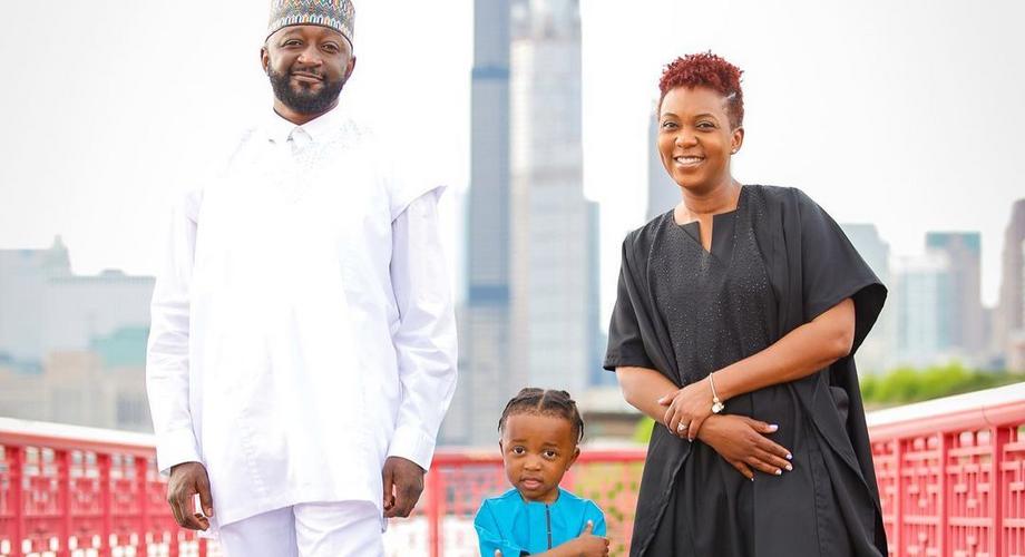 #BBNaija: Katung Aduwak marks 8th wedding anniversary with wife