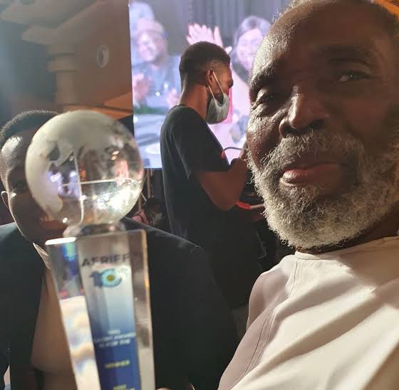 Olu Jacobs receives Life Time Achievement Award at 2021 AFRIFF