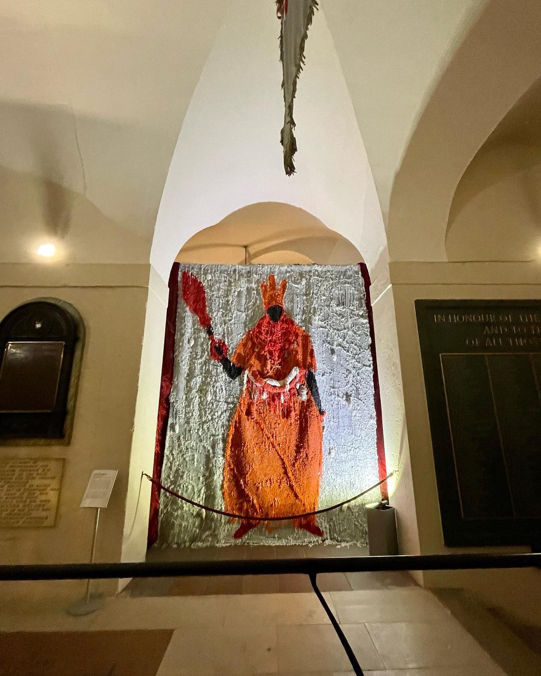 Victor Ehikhamenor’s new work “Still Standing” on show at St Paul’s Cathedral in London