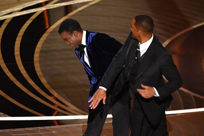 Oscars 2022: Will Smith slaps Chris Rock over jokes about his wife