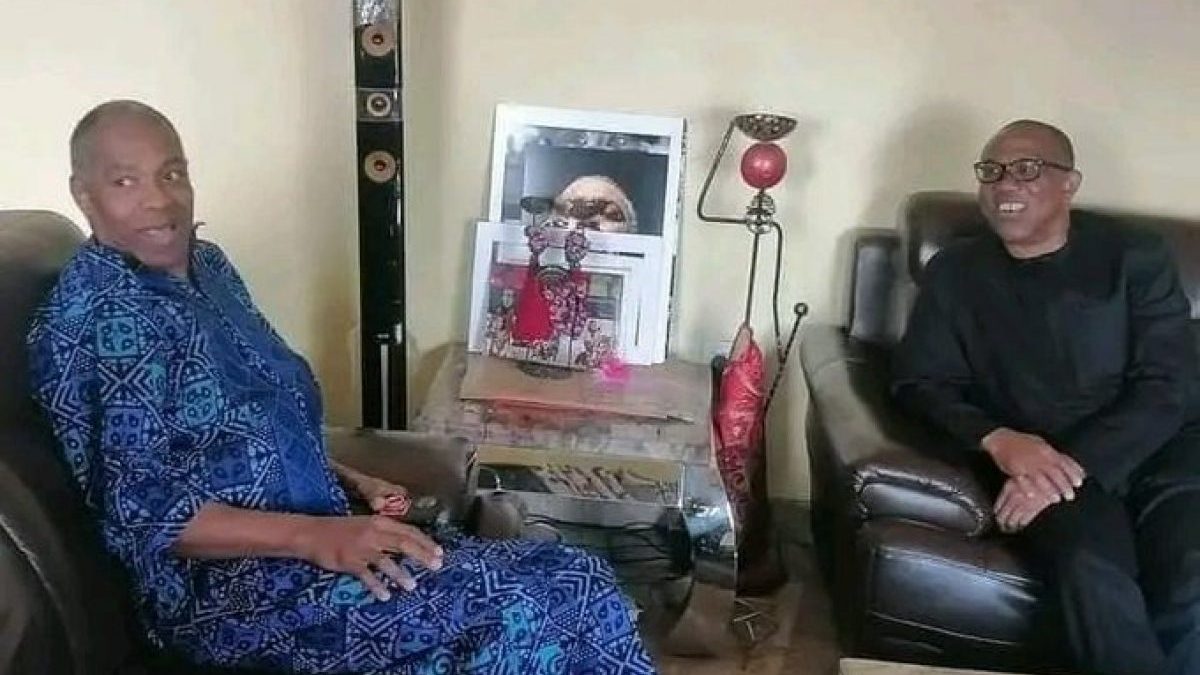 Peter Obi visits Femi Kuti after arson threat on New Afrika Shrine