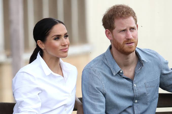 Meghan Markle and Prince Harry join royal family to receive Queen Elizabeth’s coffin