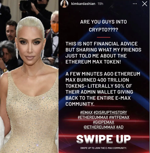 Kim Kardashian fined $1.26 million over cryptocurrency AD