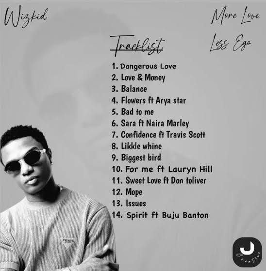 WizKid Drops Highly Anticipated Album ‘More Love, Less Ego’