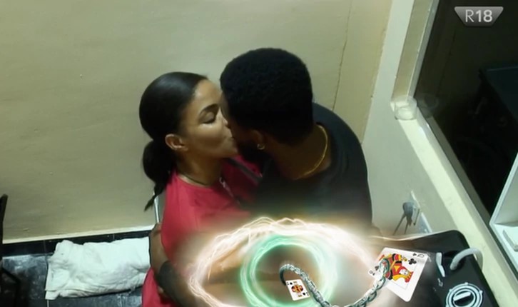 ‘Adenita’ share their first kiss on ‘BBNaija All Stars’
