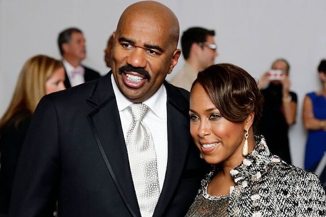 Steve Harvey debunks rumours that his wife cheated on him