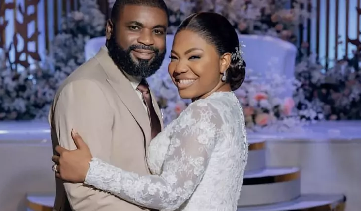 Gospel singer Mercy Chinwo, husband welcome first child