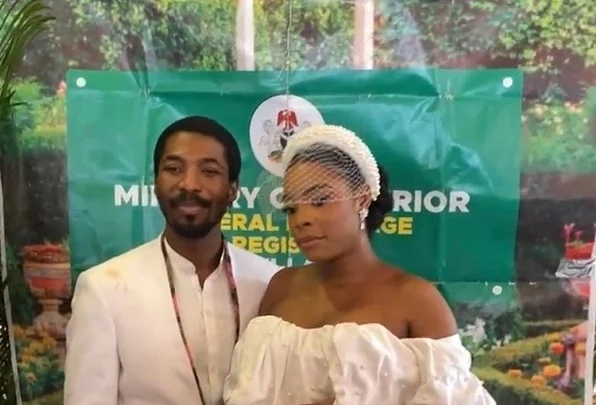 Fela Kuti’s grandson, Made marries long-time partner
