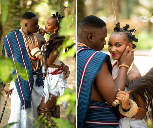 Wofai Fada shares more endearing photos from wedding ceremony despite disapproval from groom’s family