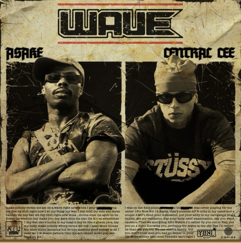 Wave: Asake patrols the streets of Lagos alongside UK artiste, Central Cee in new single