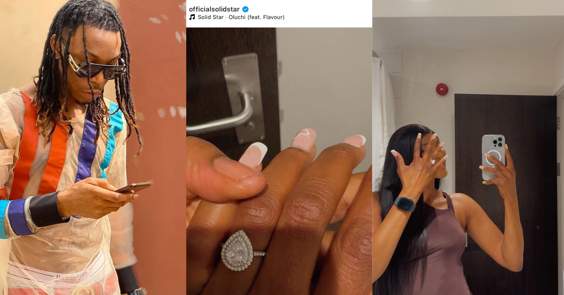 Solidstar to walk down the aisle after proposing to partner (Photos)