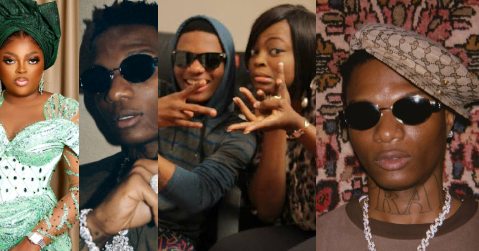 Funke Akindele, Wizkid express mutual respect on social media