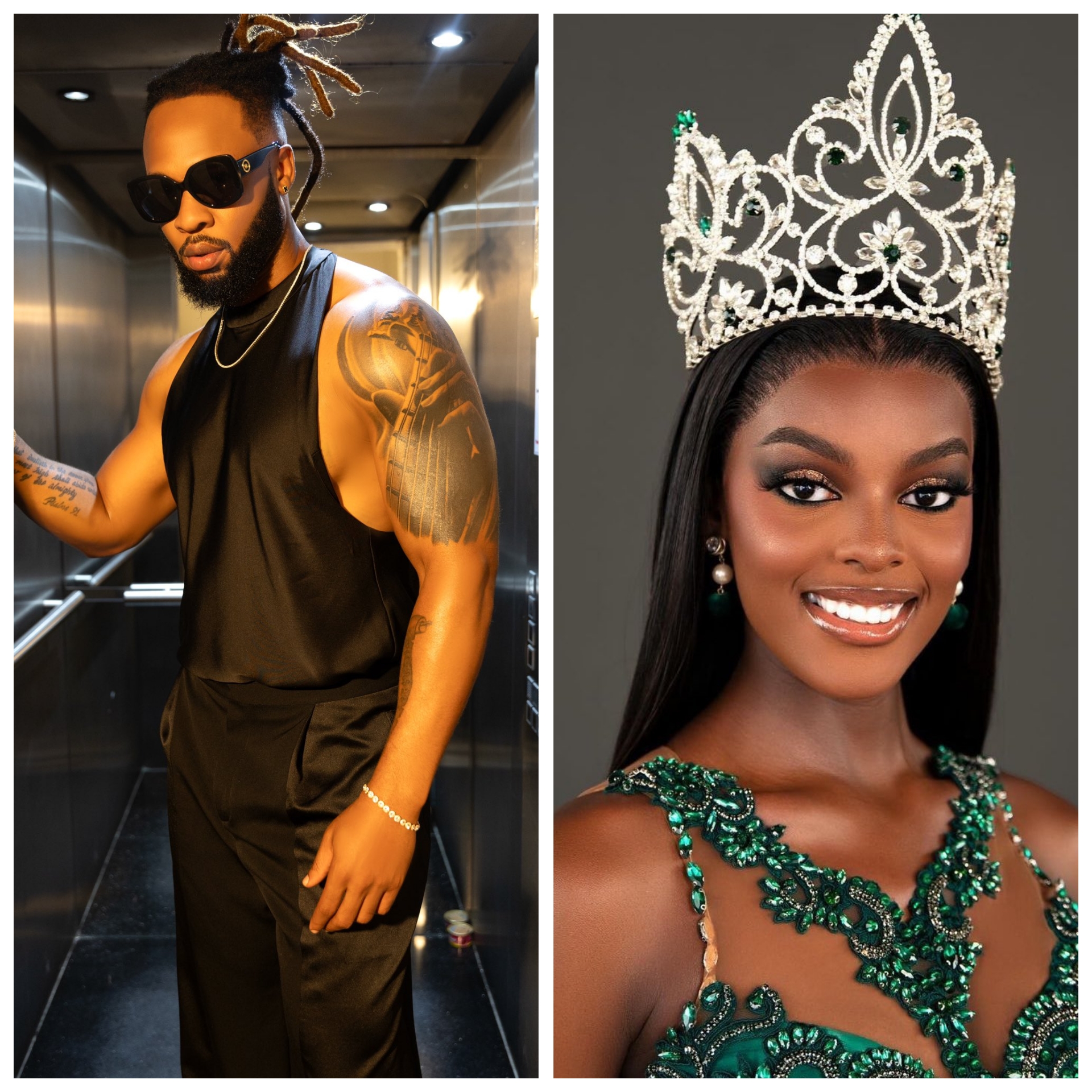 Chidimma Adetshina: Nigerian recording artiste, Flavour distances self from impregnating beauty queen