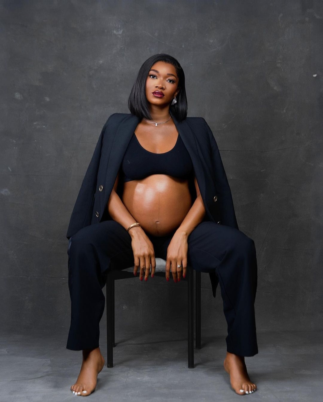 Nigerian actress, Wofai Fada expecting first child with partner