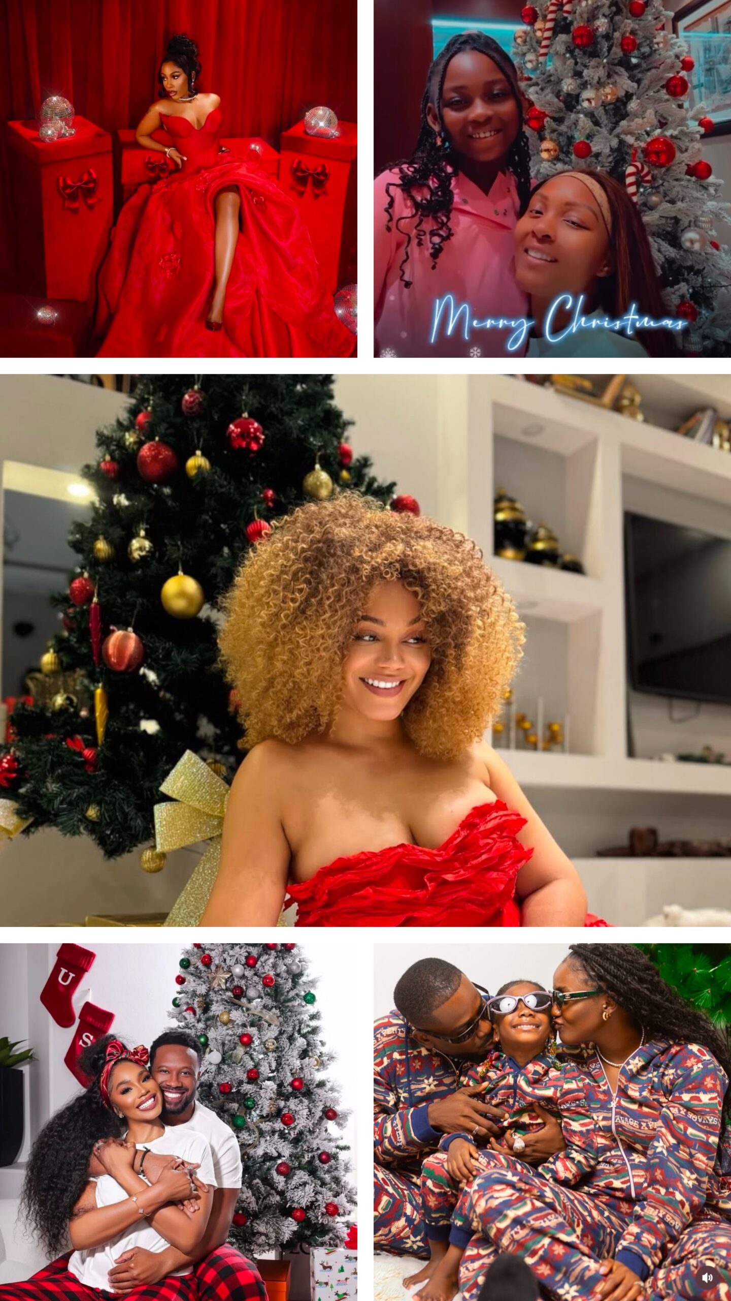 Christmas Day: See what your faves are doing during the festive season (PHOTOS)