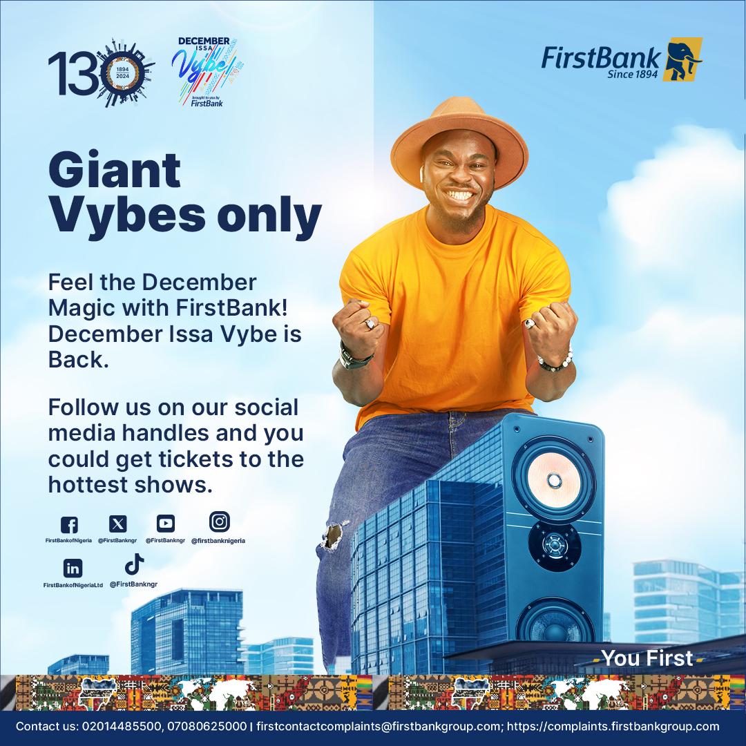 FIRSTBANK’S DECEMBERISSAVYBE LIGHTS UP LAGOS WITH DAVIDO CONCERT