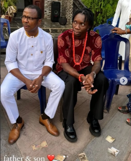 Nigerian recording artiste, Blaqbonez reunites with estranged father
