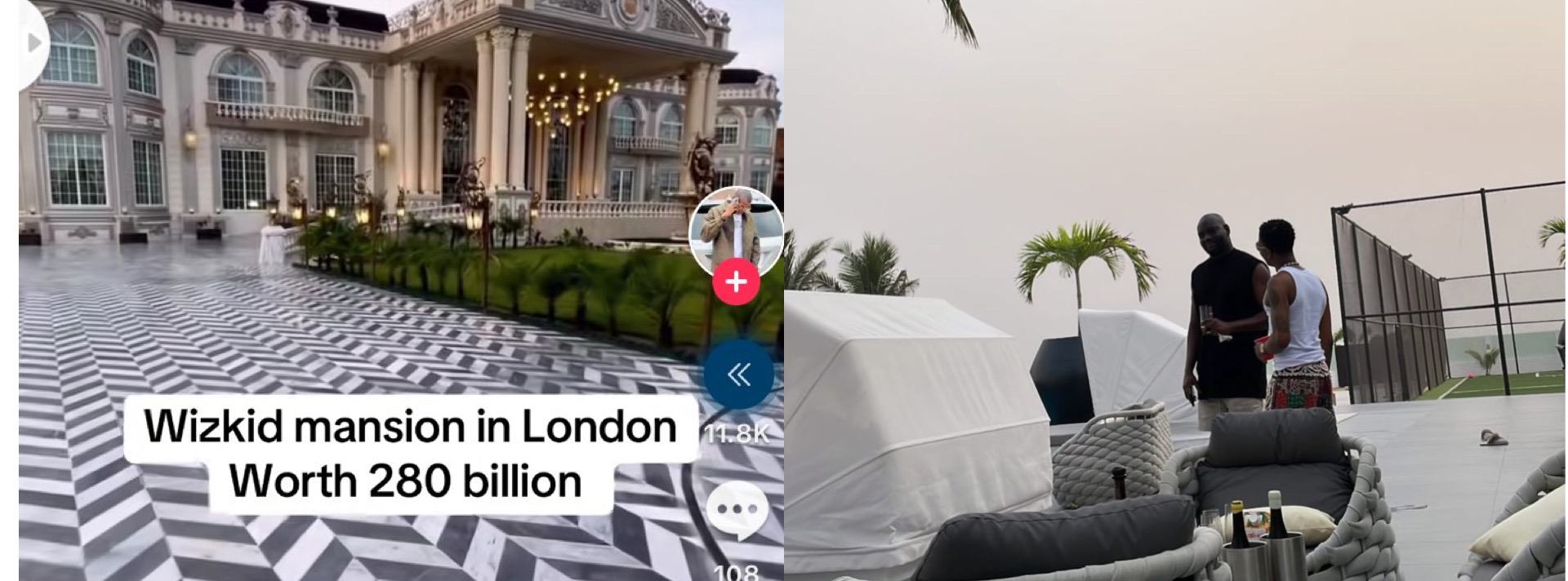 Wizkid: See photo of Machala’s palatial mansion reportedly worth N280 billion in London