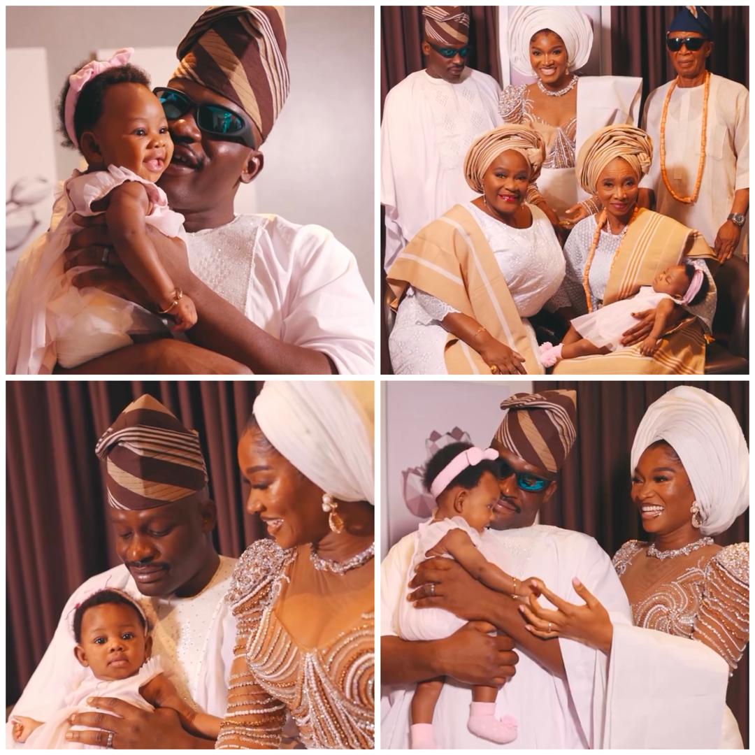 Media personality, Wofaifada welcomes baby with partner, shares photos with family (PICS)