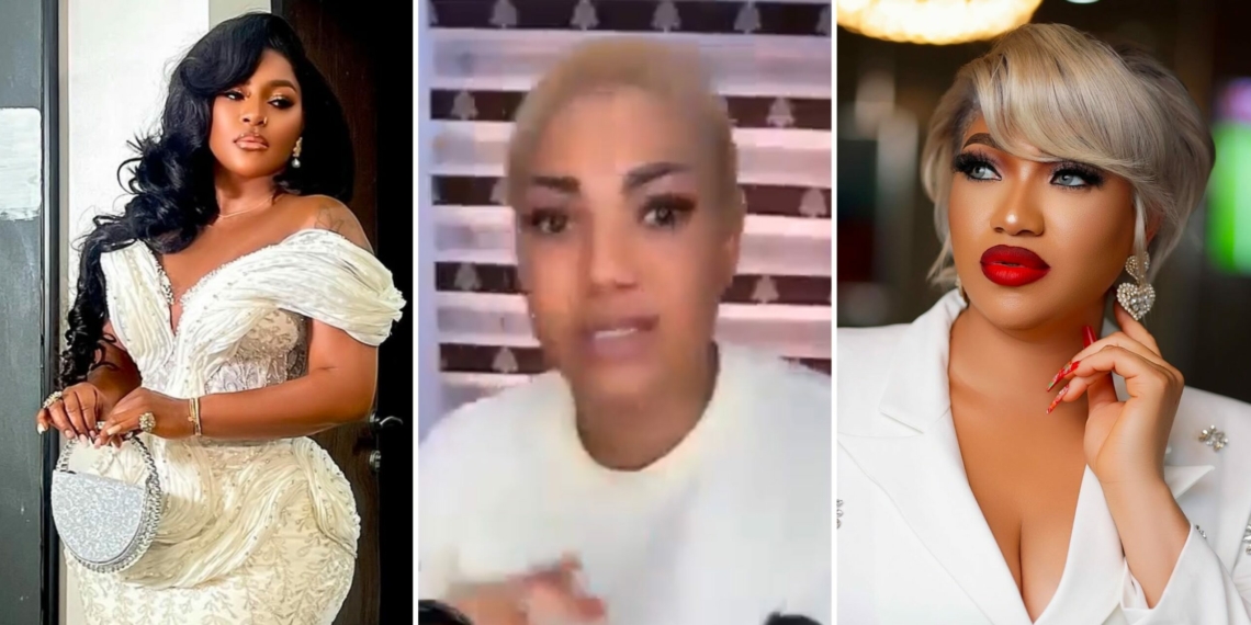 Nigerian actress, Queen Hilbert accuses colleague, Destiny Etiko of sleeping with her partner (VIDEO)