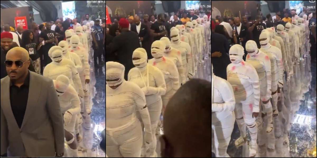 Video: Pretty Mike causes commotion with his grand entrance at Obi Cubana’s 50th birthday party