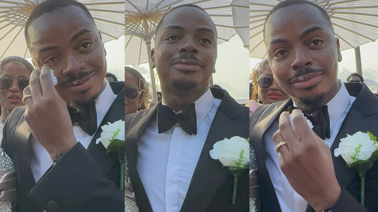 JP2025: “So, why is he crying?”- Nigerians ask as Eniola cries profusely after watching bestie, Priscilla walk down the aisle
