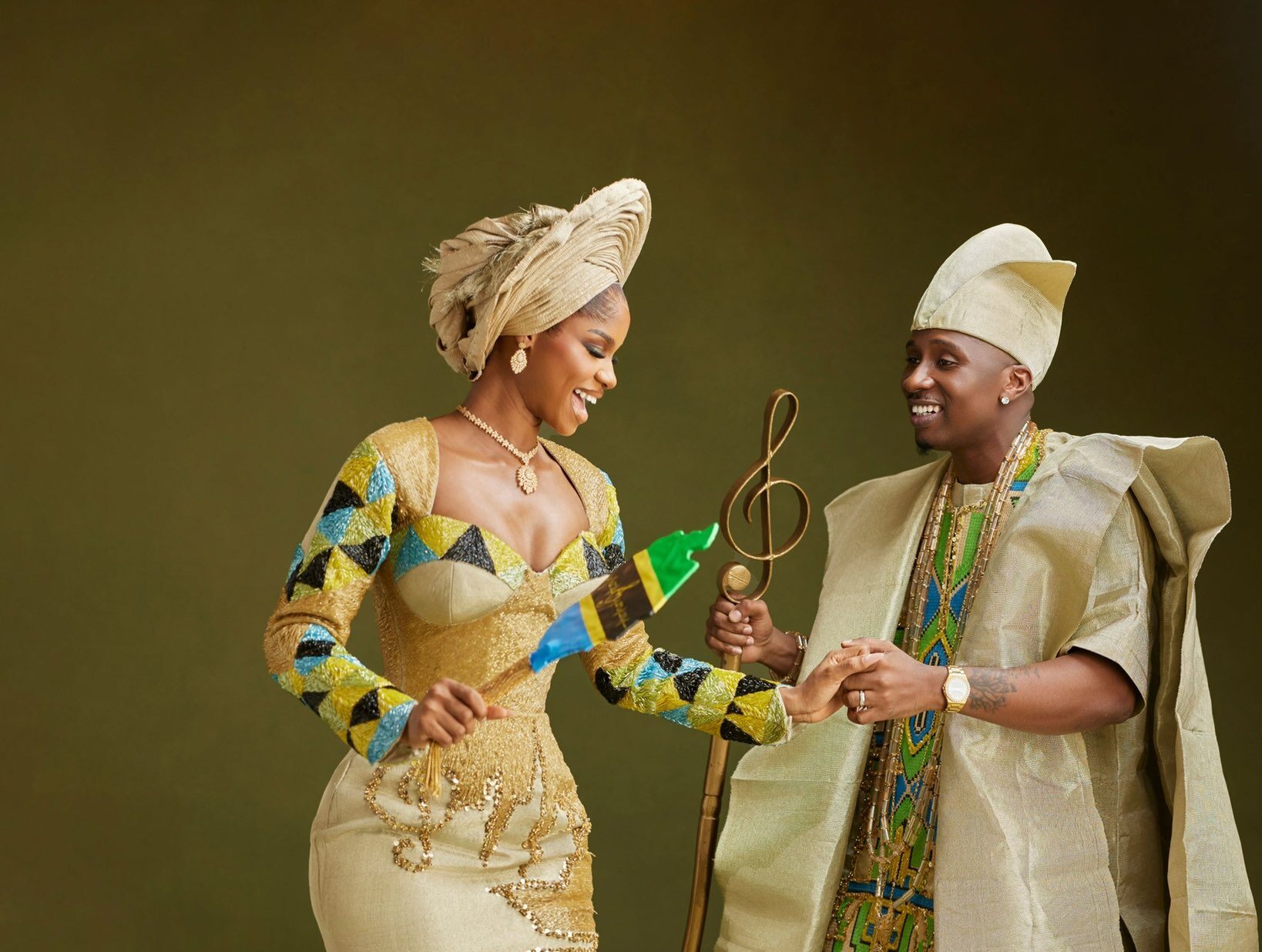 Treat her well- Nigerians storm Juma Jux’s TikTok page, warn him to treat Priscilla well