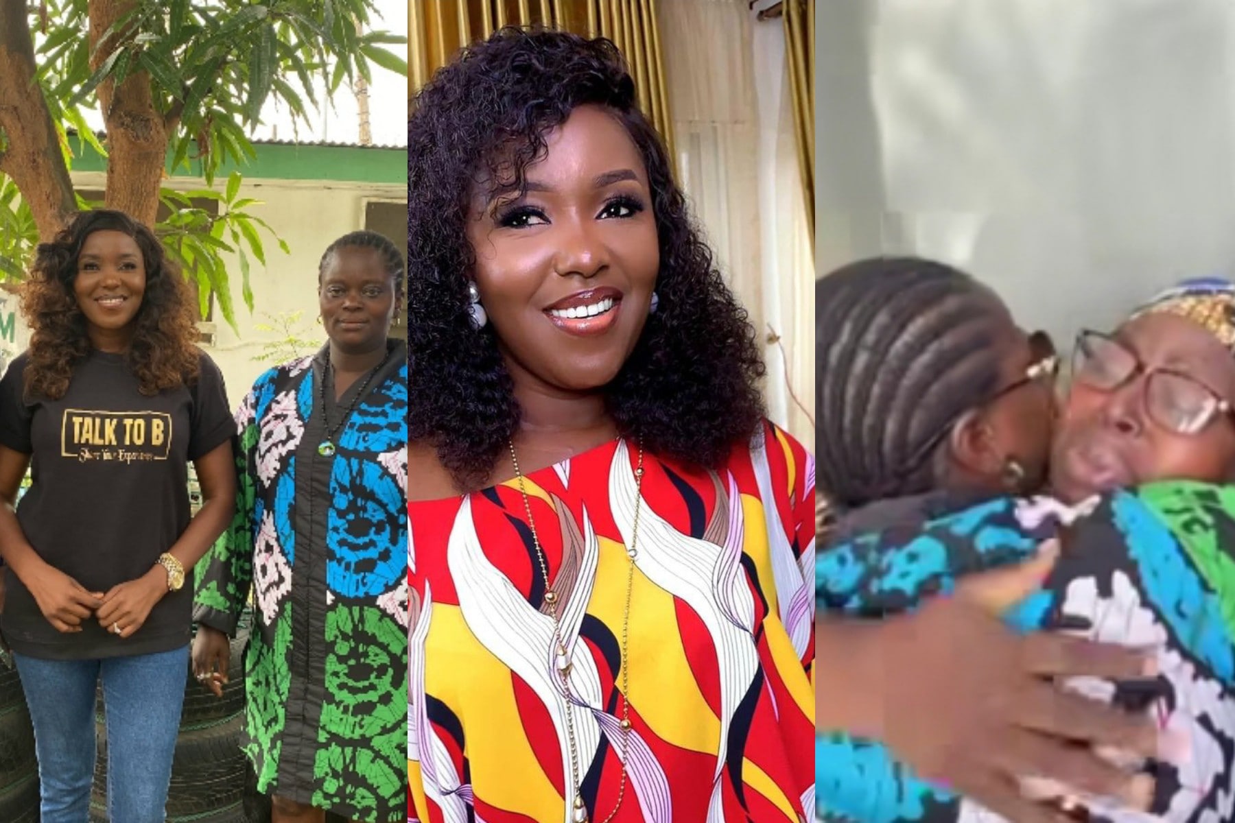 You are that woman!- Biola Bayo hailed for reuniting Jumoke George with missing daughter