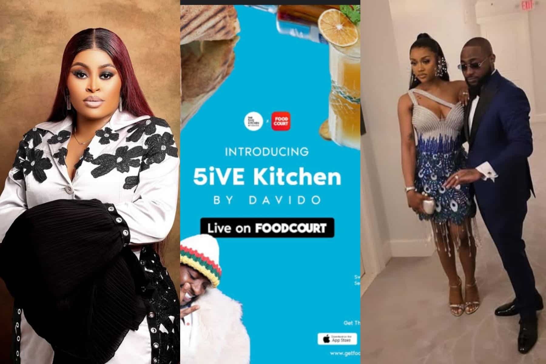 Why Davido should have opened his restaurant in Chioma’s name – Nollywood actress