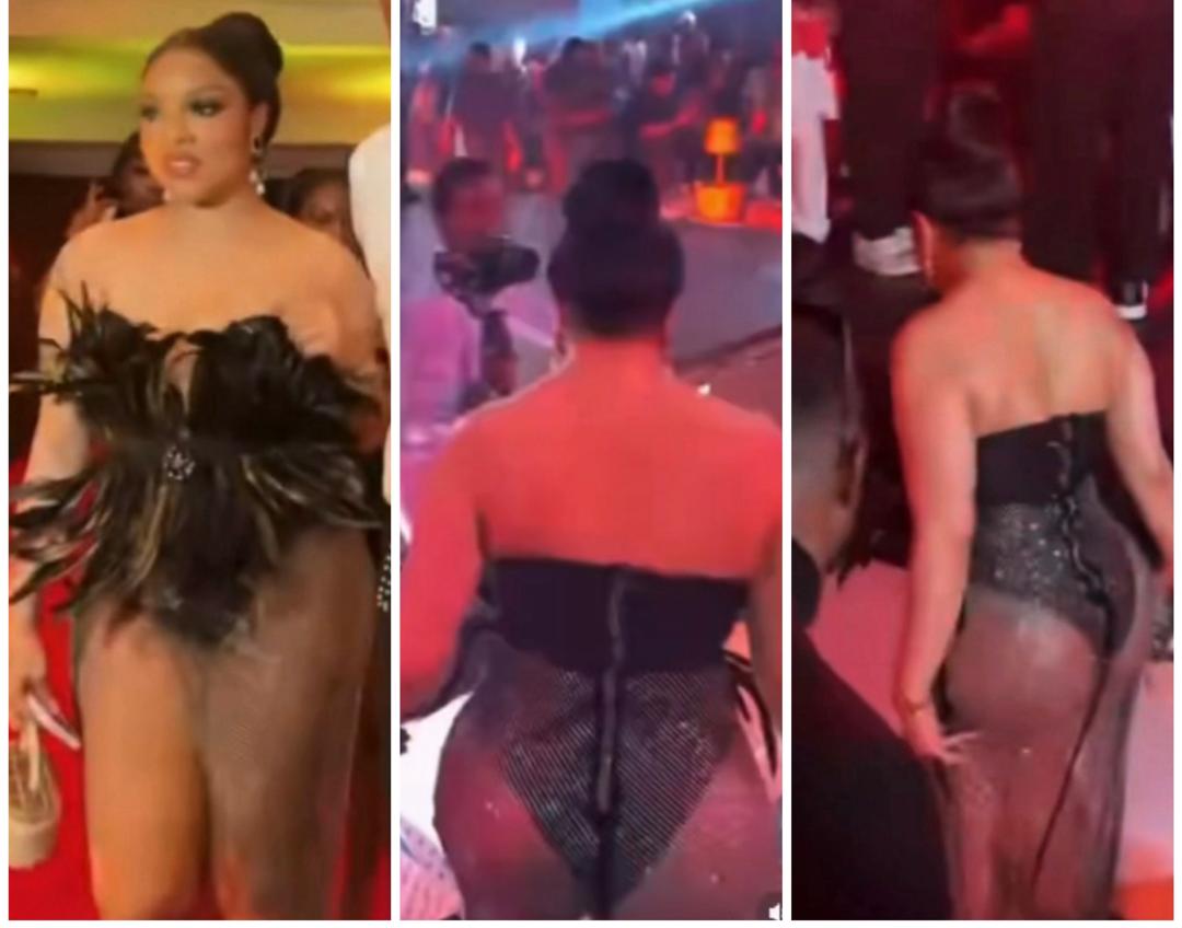 “She belongs to streets”- Reactions as Nengi makes public appearance since childbirth