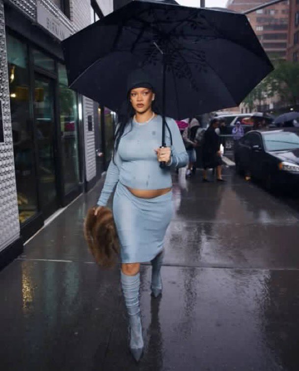 Rihanna flaunts baby bump at MET Gala, expecting 3rd child