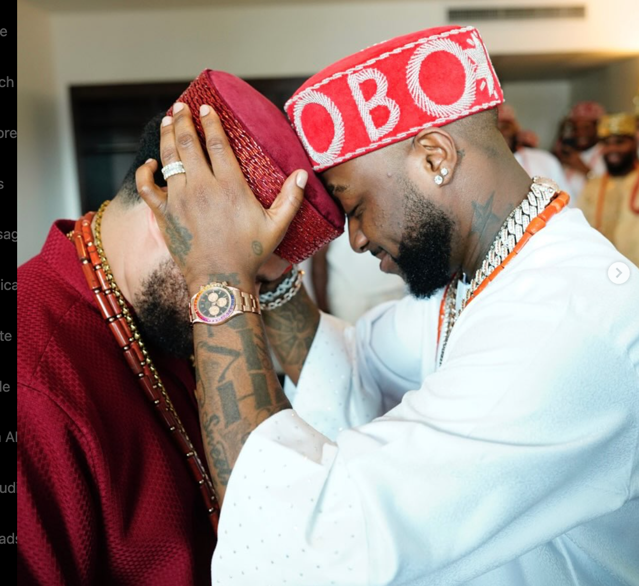 ‘Emotional’ Davido makes lifetime promise to manager Asa Asika as he weds beautiful lover
