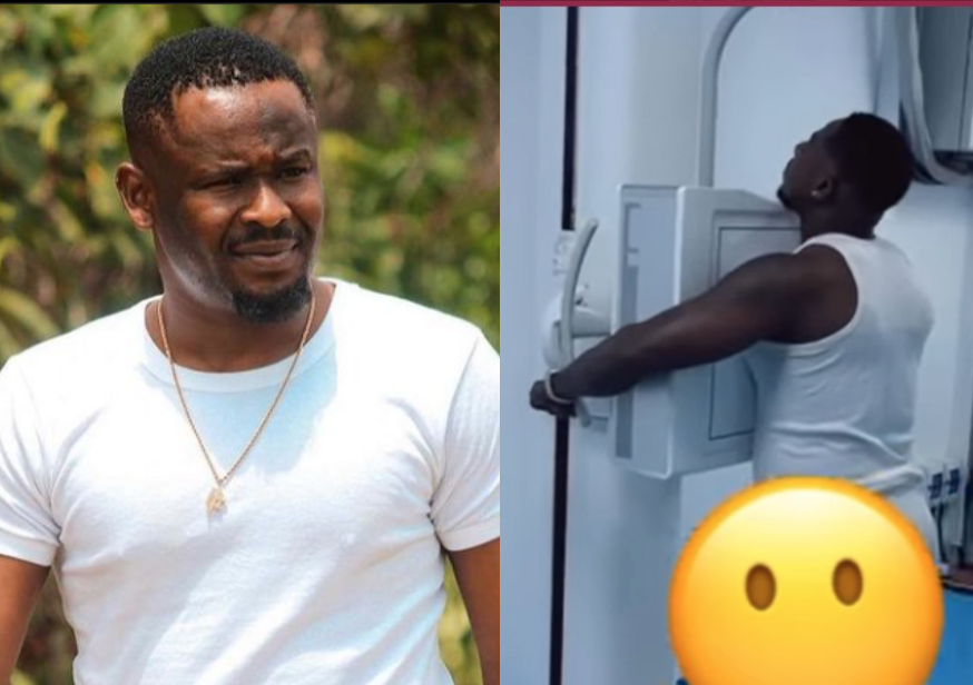 Popular Nollywood actor lands in hospital after brutal kick during movie shoot