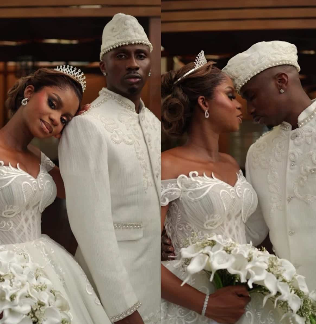 Priscilla Ojo gets huge wedding gift from Juma Jux after grand wedding