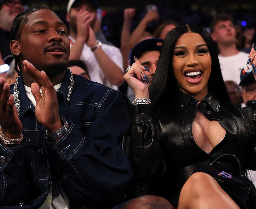 Cardi B and Stefon Diggs ignite romance rumors after glamorous courtside NBA appearance