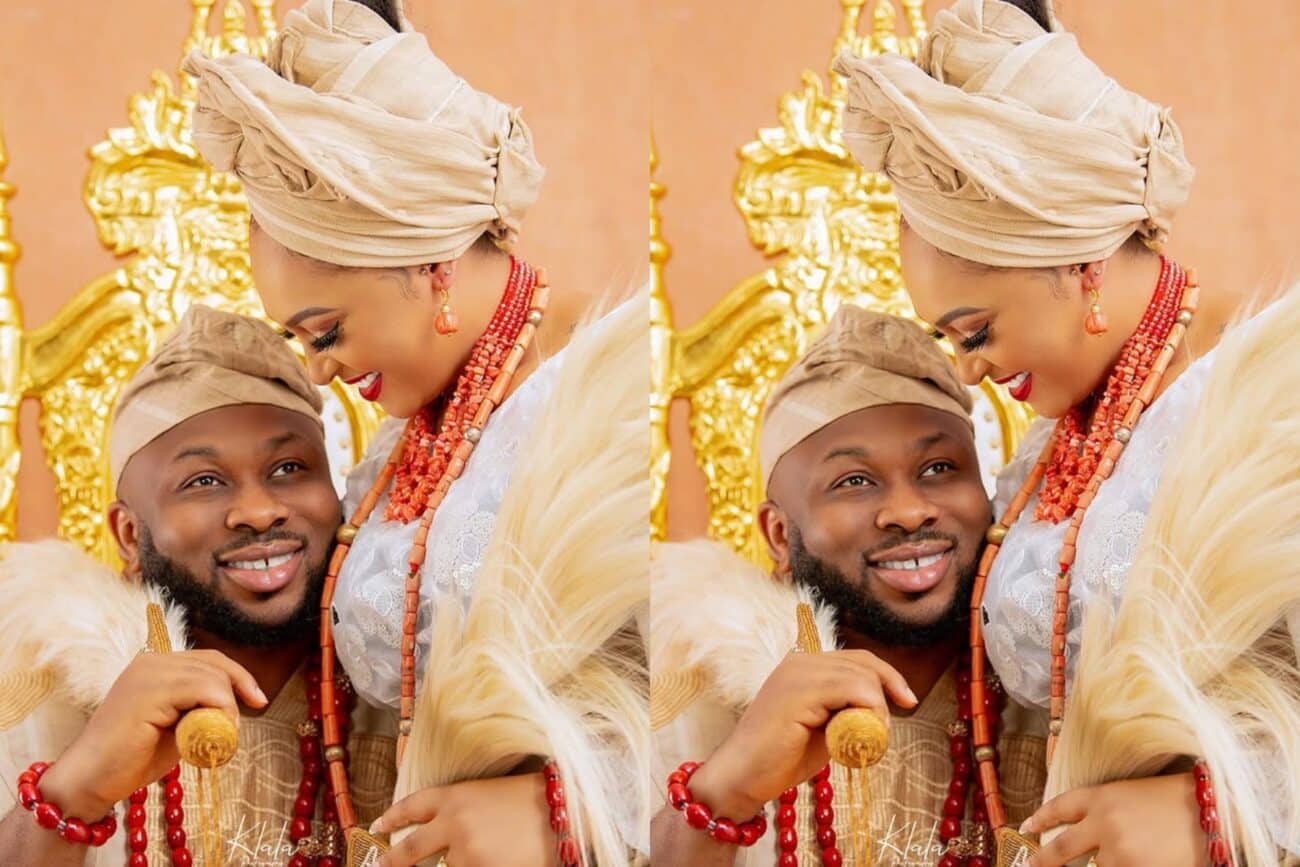 Una go wait till menopause – Rosy Meurer, Olakunle Churchill shut down marriage crash rumours