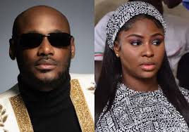 Is it a masquerade dance – 2Baba’s new wife’s outfit on 2nd anniversary sparks reactions (photos)