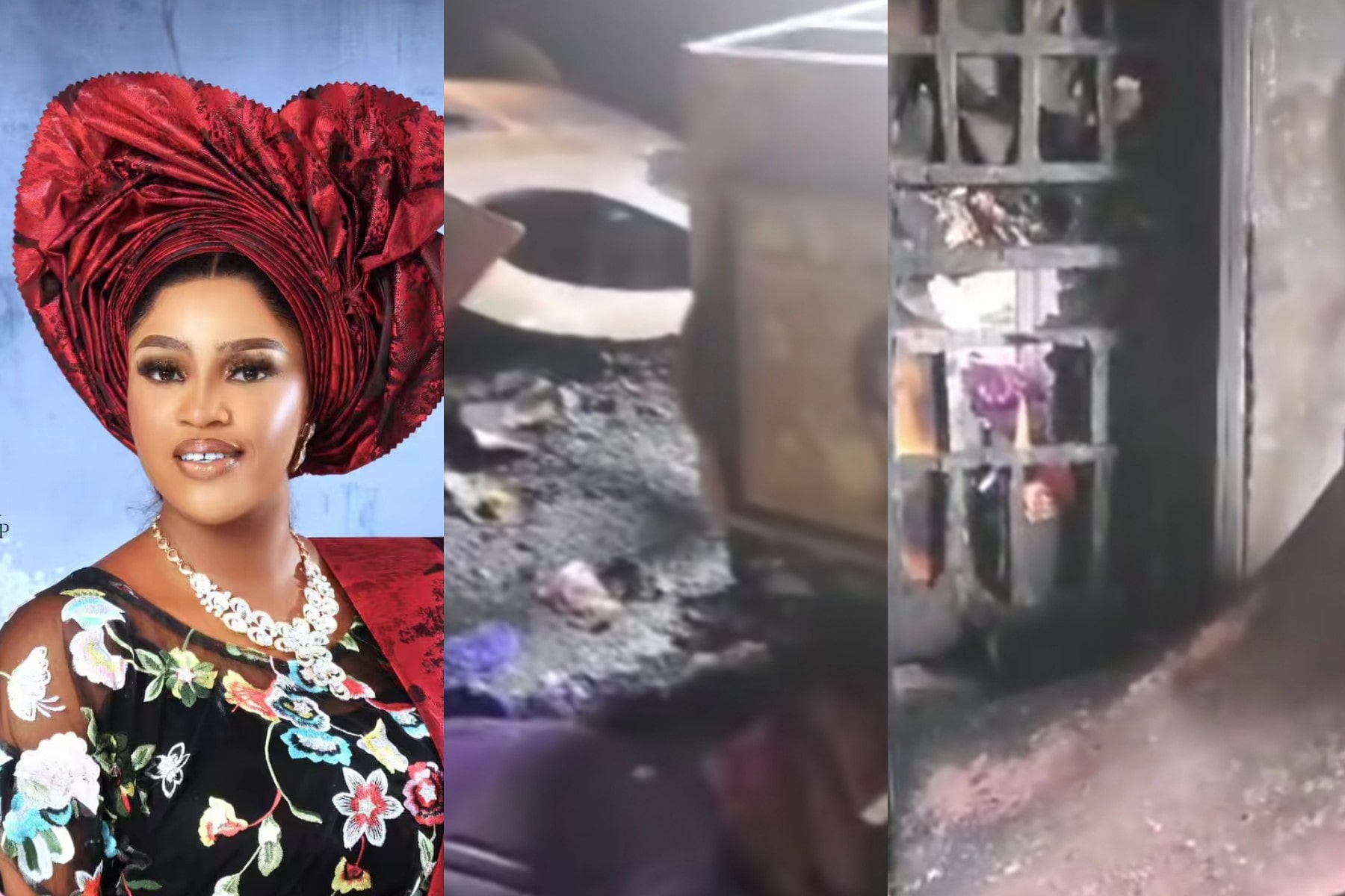 Fire damages actress Bose Alao’s multi-million naira home