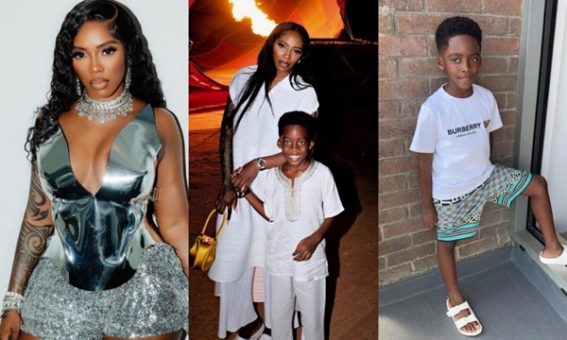 Tiwa Savage reveals son’s action after she scolded him hard