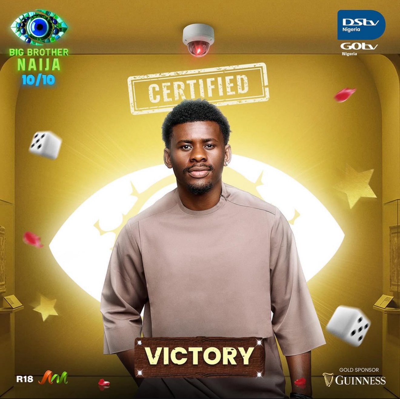 BBNaija Housemate, Victory Pledges Self To Womanising, Expresses Admiration For Sultana, Gigi