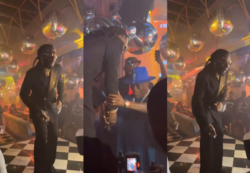 Burna Boy gets surprise birthday performance from Adewale Ayuba (video)