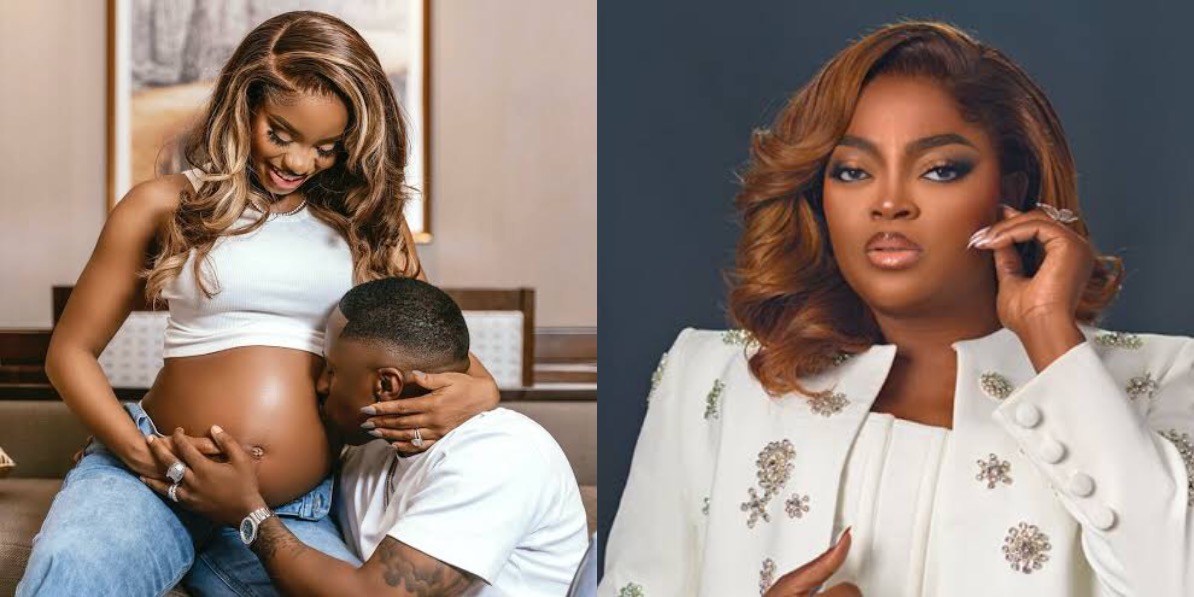 Funke Akindele Reacts as Priscilla Ojo Reveals Baby’s Gender
