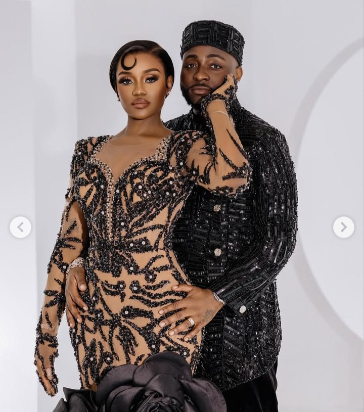 Davido’s Heartfelt Gesture: Gives Reason For Wearing Cufflinks with Late Son Ifeanyi’s Portrait at His White Wedding