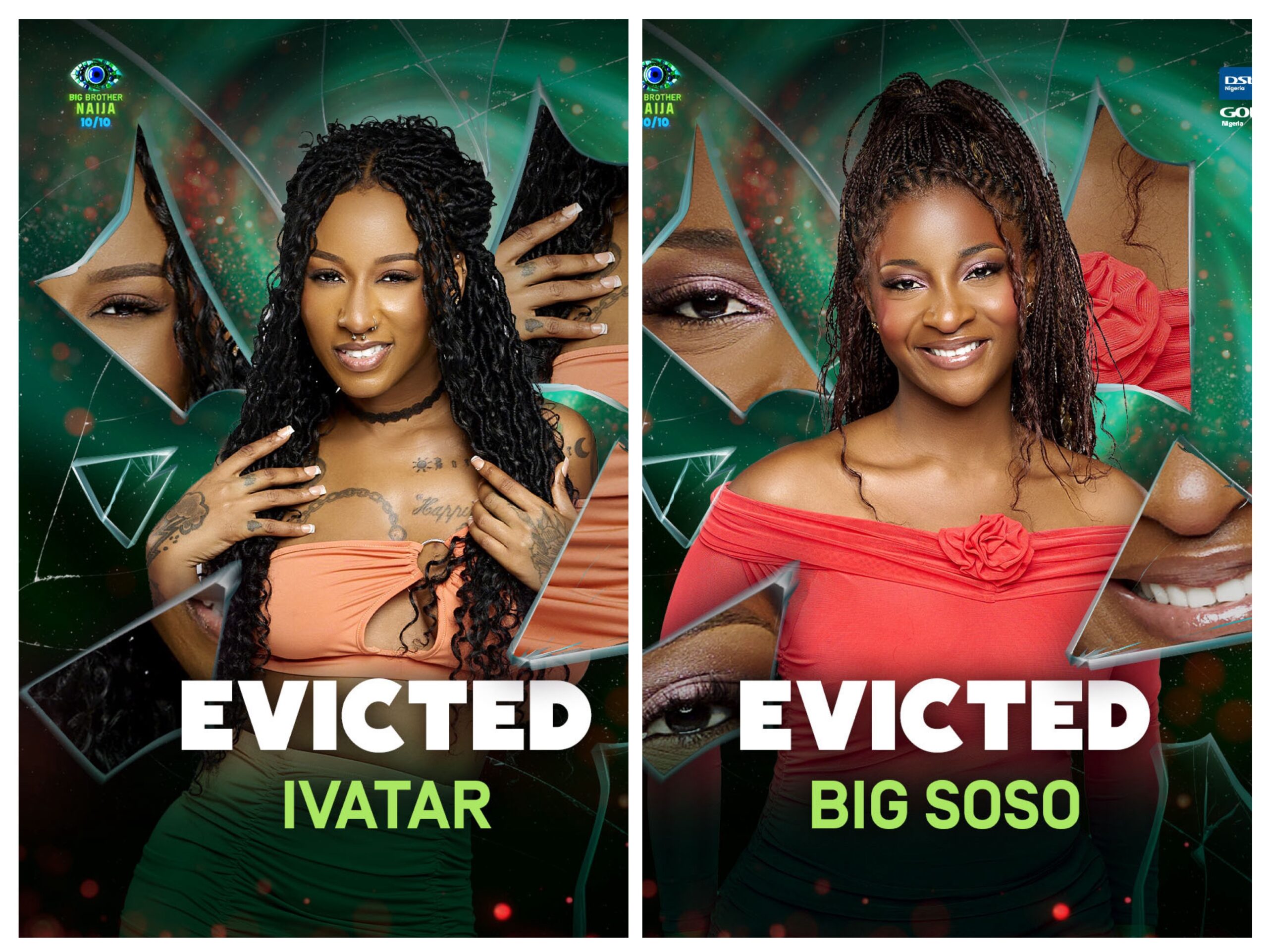 Big Soso, Ivatar Eliminated From BBNaija Show