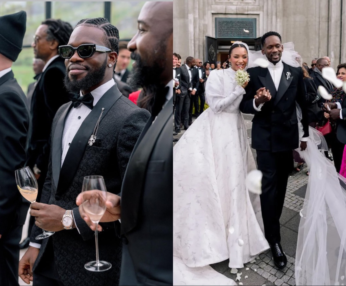 Love is Sweeter with Money- Broda Shaggi Reacts While Sharing Pictures From Mr. Eazi and Temi Otedola’s Wedding