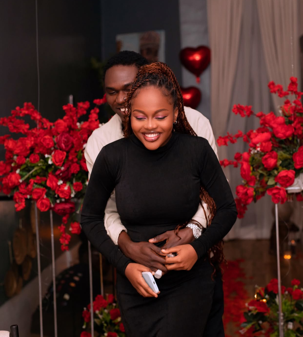 Nigerian Singer Spyro Engages Partner