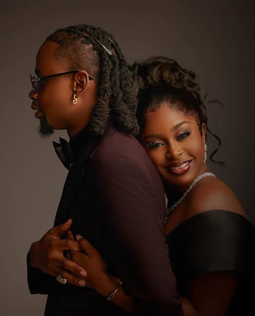 Yhemo Lee Celebrates 1st Wedding Anniversary with Wife, Oyindamola