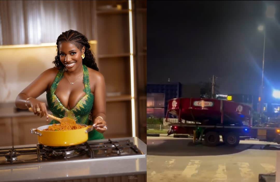 Hilda Baci’s Giant Pot Arrives for Record-Breaking Jollof Cook-Off!