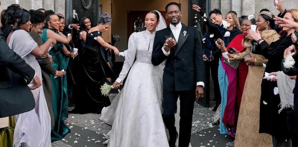 Temi Otedola Dumps Billionaire Father’s Name After Marriage With Mr Eazi (Photo)