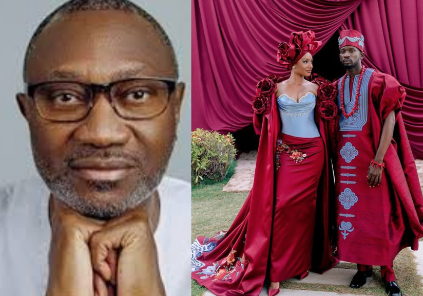Femi Otedola Reacts as Daughter, Temi Publicly Ditches His Name After Marriage
